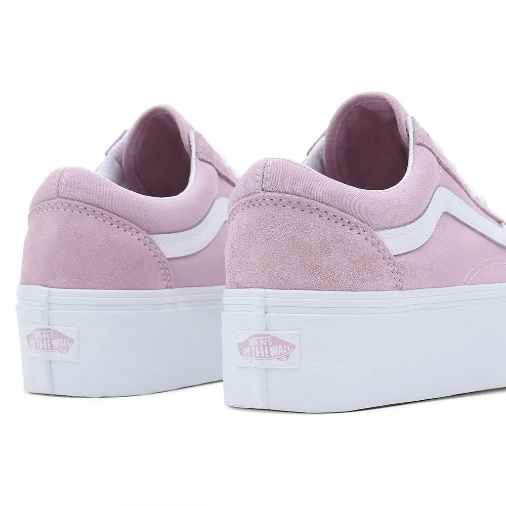 Vans Women's Light Pink Old Skool Stackform - Picture 5 of 5